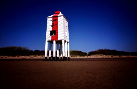 Low Angle View Of Built Structure Against Blue Sky photo