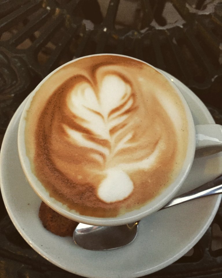 Latte With Decorative Froth
