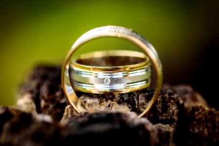 Silver And Gold Wedding Band photo