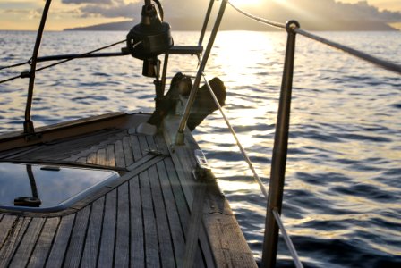 Bow Of Boat On Water