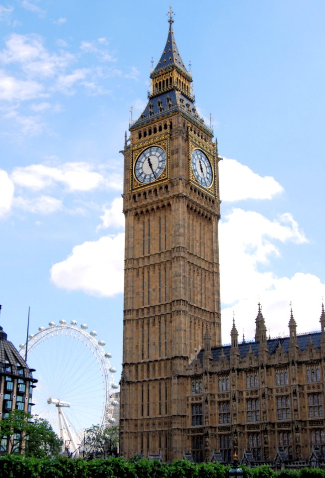 Big Ben And London Eye England