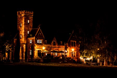 Mansion At Night