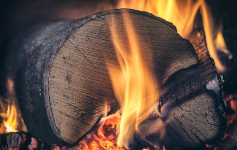 Burning Wood photo