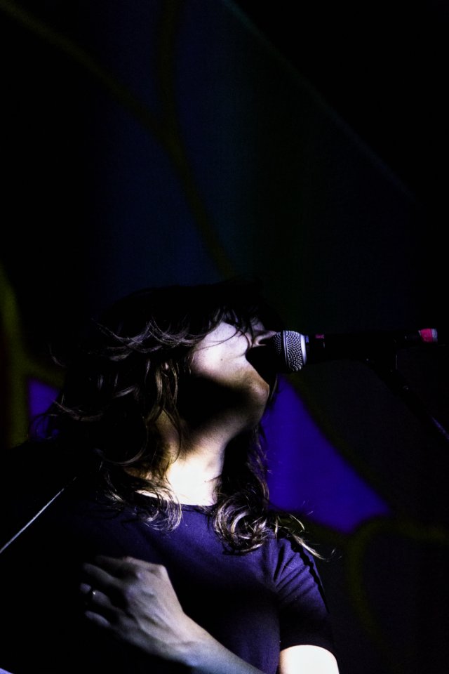 Singer Onstage
