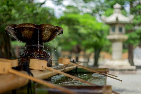 Water Fountain At Pagoda