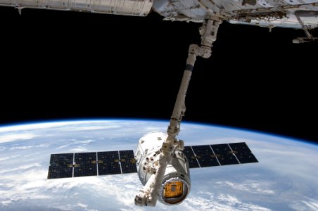 Discovery Space Shuttle On International Space Station