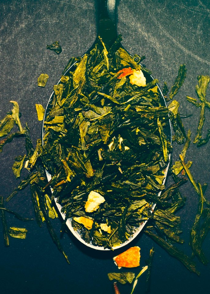 Dehydrated Greens On Spoon