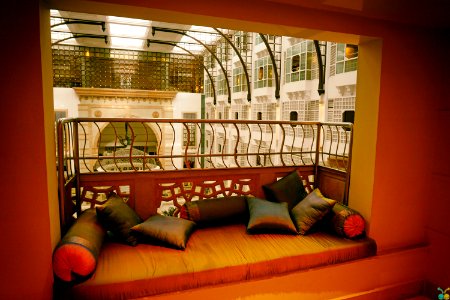 Grey Pillows And Bolster On Sofa