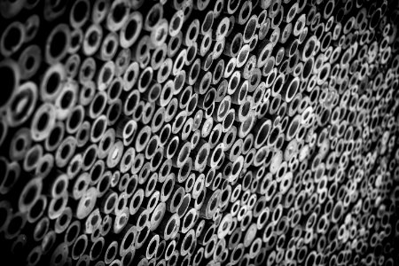 Black And White Bamboo Abstract Background photo