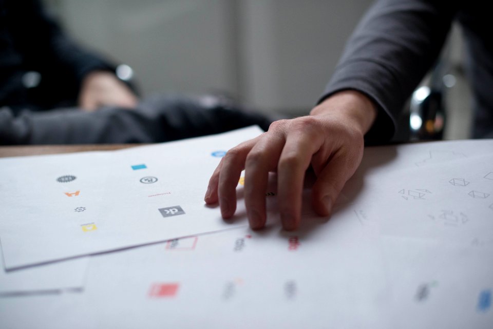 Designer Looking At Free Icons