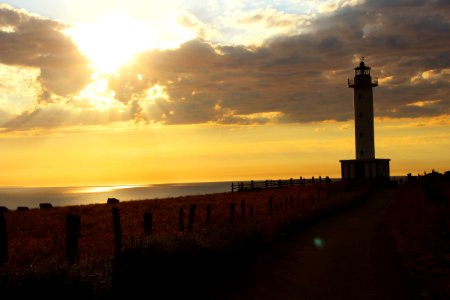 Lighthouse Near Ocean During Golden Hour