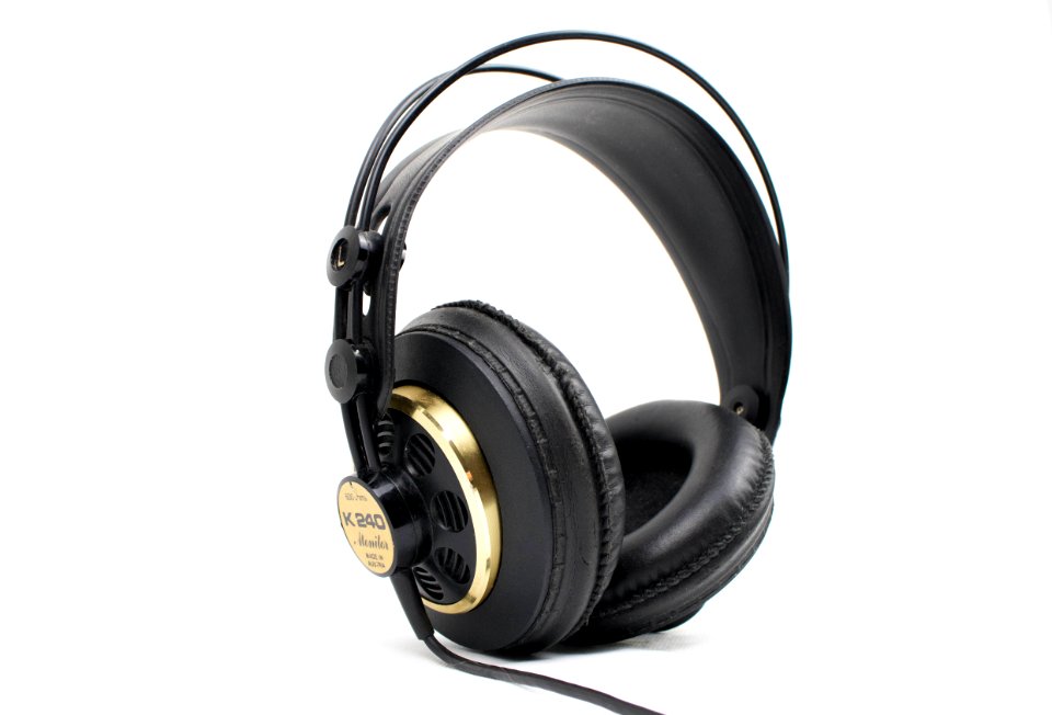 Black Corded Headset photo