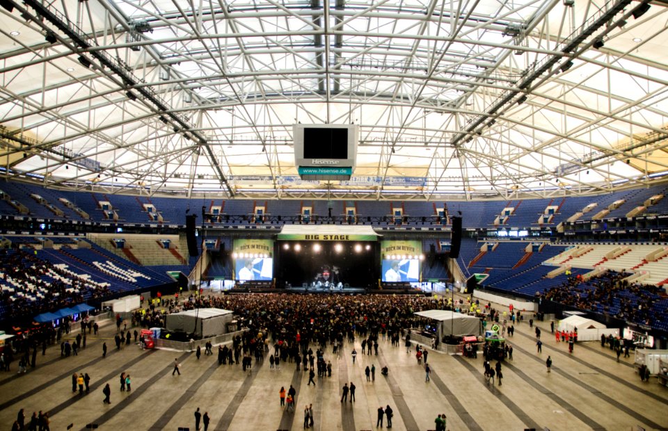 Crowded People Standing Watching Live During Daytime