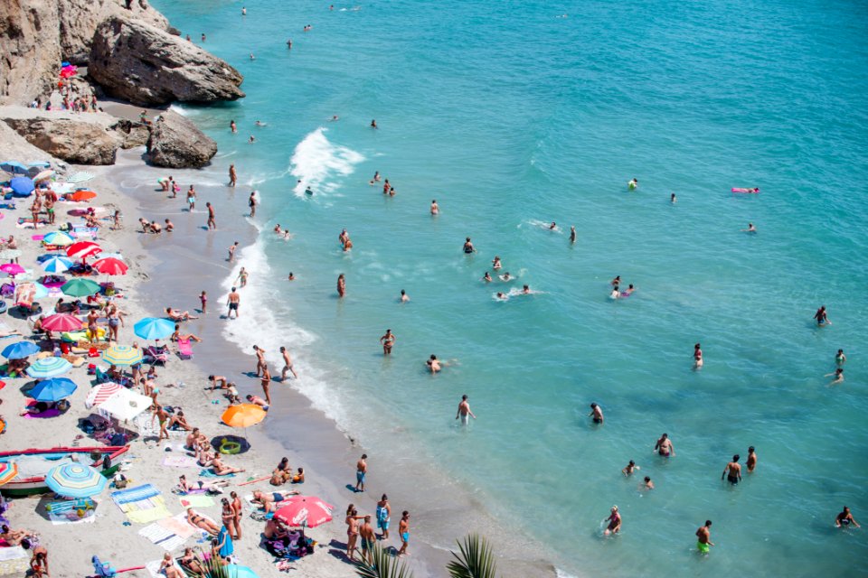 Seashore With Sandy Beach
