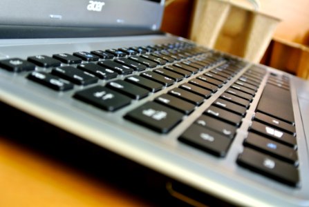 Acer Silver And Black Laptop