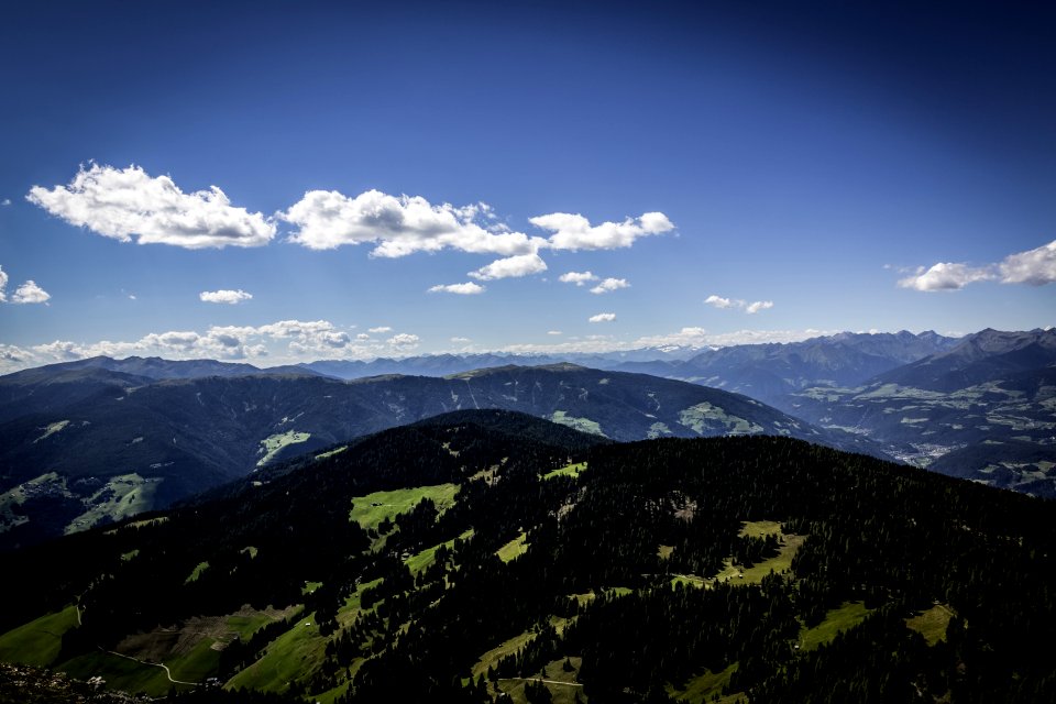 Aerial Landscape Of Green Hillside