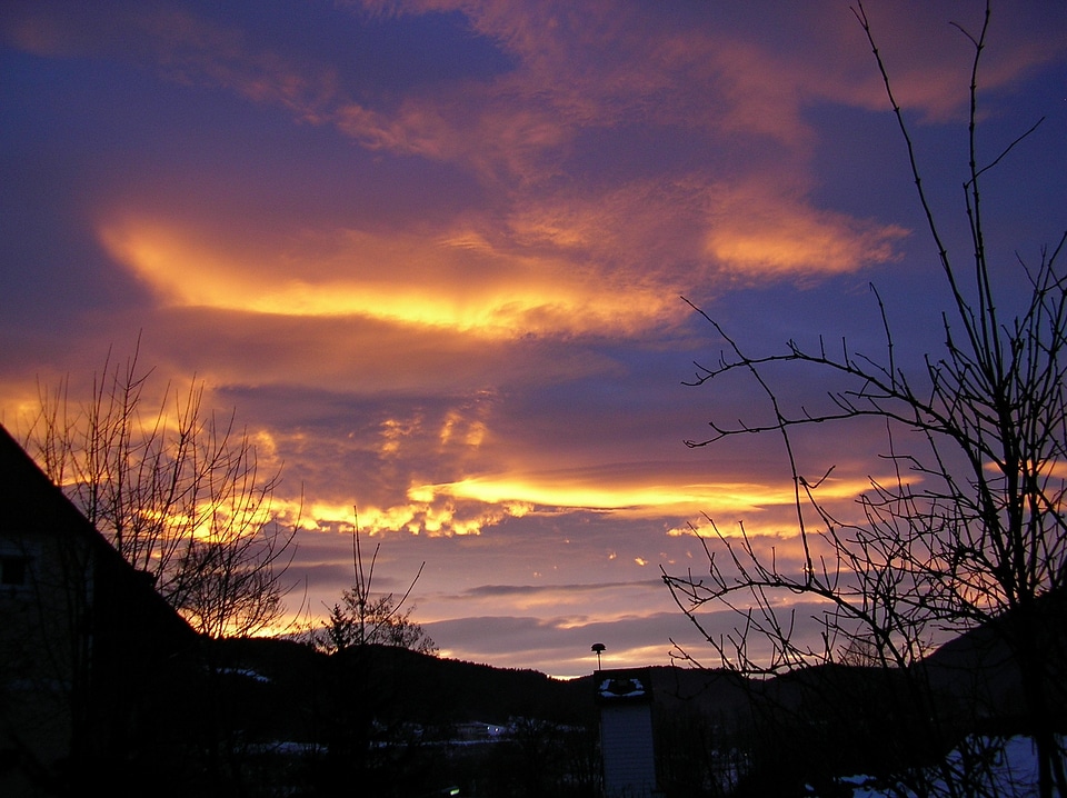 Sky clouds colorful