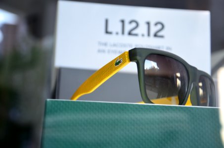Lacoste Yellow Black Sunglasses photo