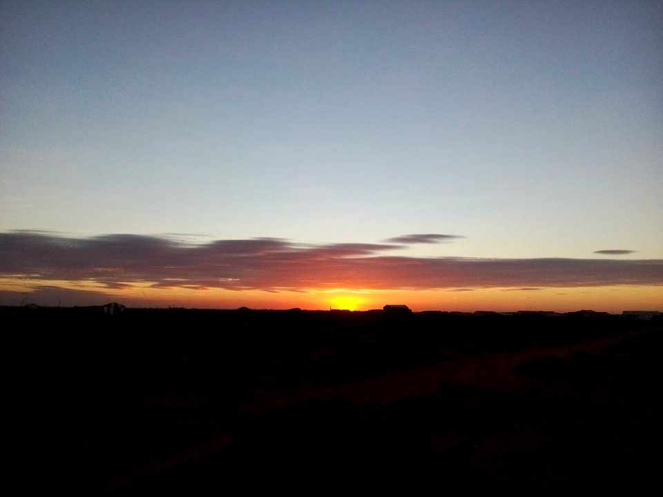 Cloudy Sky During Sunset