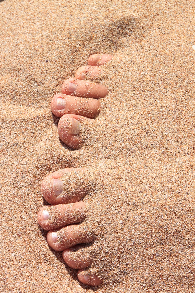 Feet female sant