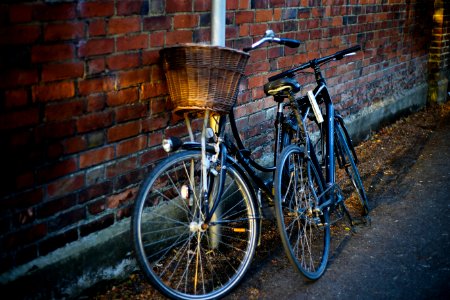Bicycles In Alley photo