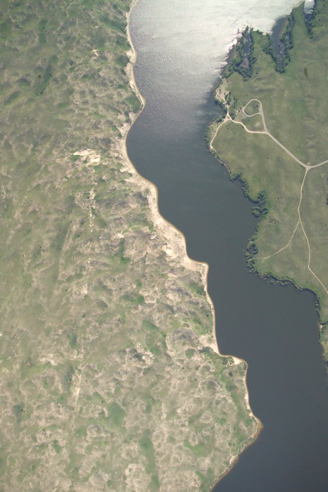 Aerial Photograph Samuel R McKelvie National Forest