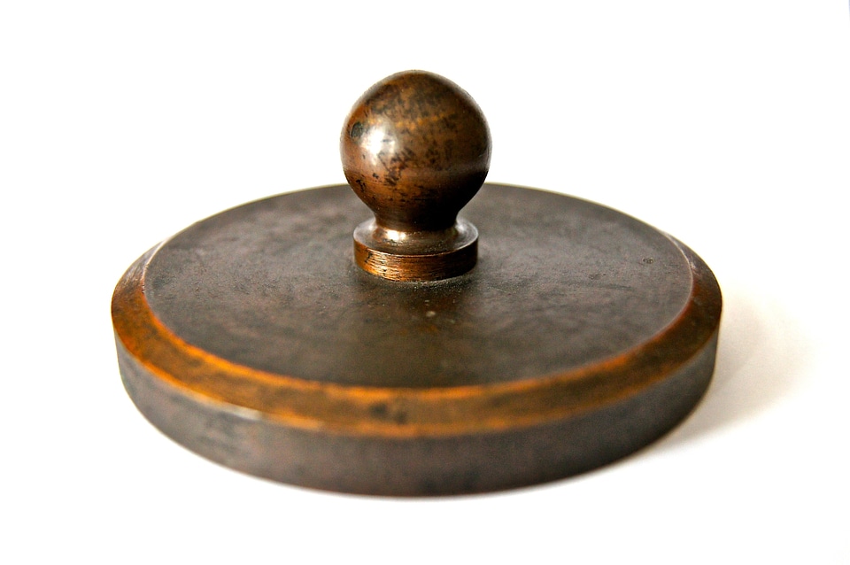 Historically letters paperweight