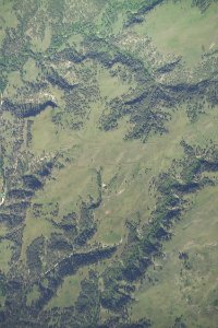Aerial Photograph Samuel R McKelvie National Forest