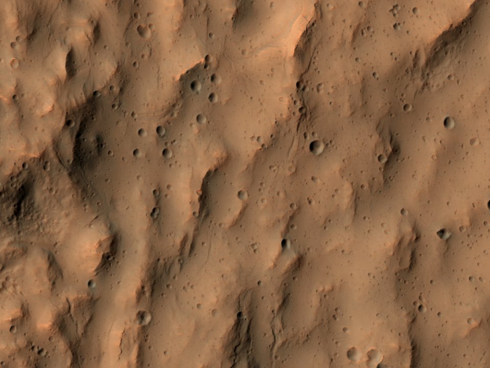 Abstract Landscape On Mars
