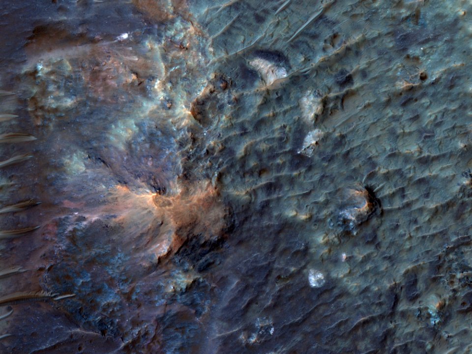Mars Landscape Abstract