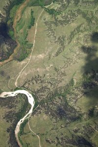 Aerial Photograph Samuel R McKelvie National Forest