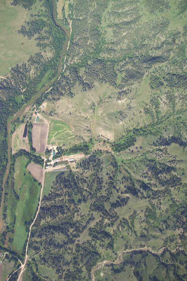 Aerial Photograph Samuel R McKelvie National Forest