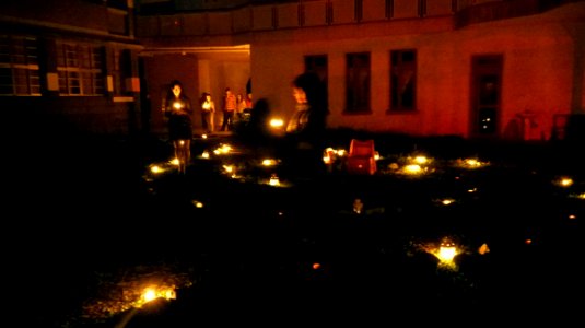 Tables Illuminated With Candles