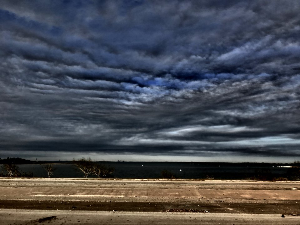 Dramatic Skies Over Country Field