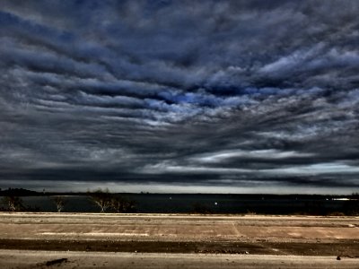 Dramatic Skies Over Country Field photo