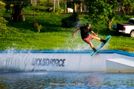 Man On Water Board photo