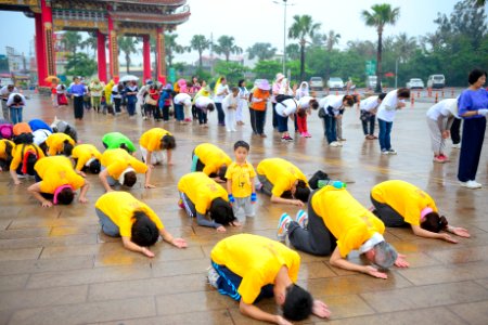 Group Yoga Outdoor