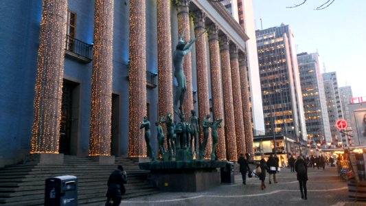 Facade Of Modern Urban Building