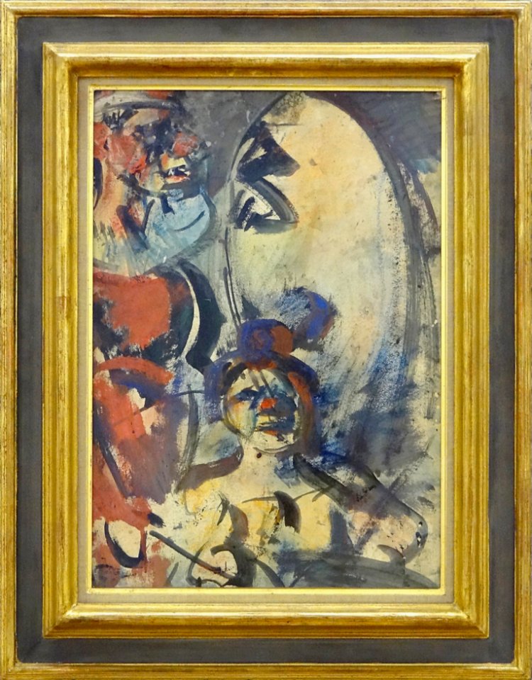 Parade (dtail) Georges Rouault Vers 1907-1910 Centre Pompidou Paris