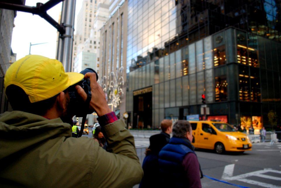 Tourist Taking Photos