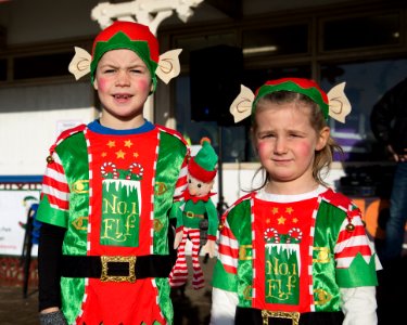 Kids In Elf Costumes photo