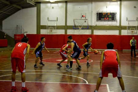 Basketball Game In Gym