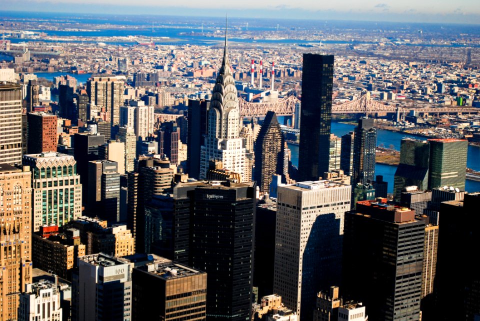 Urban Skyline In Sunshine