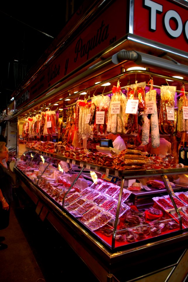 Meat Shop Barcelona Spain