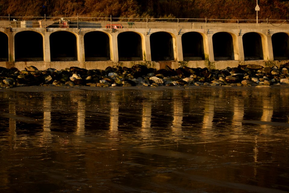 Sun Reflections At Folkestone Sunny Sands