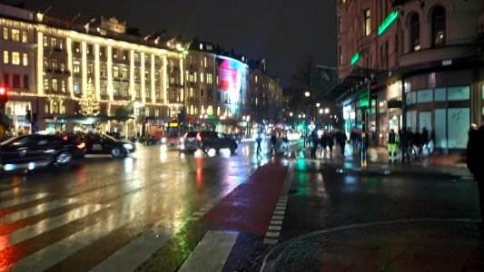 Urban Street At Night photo