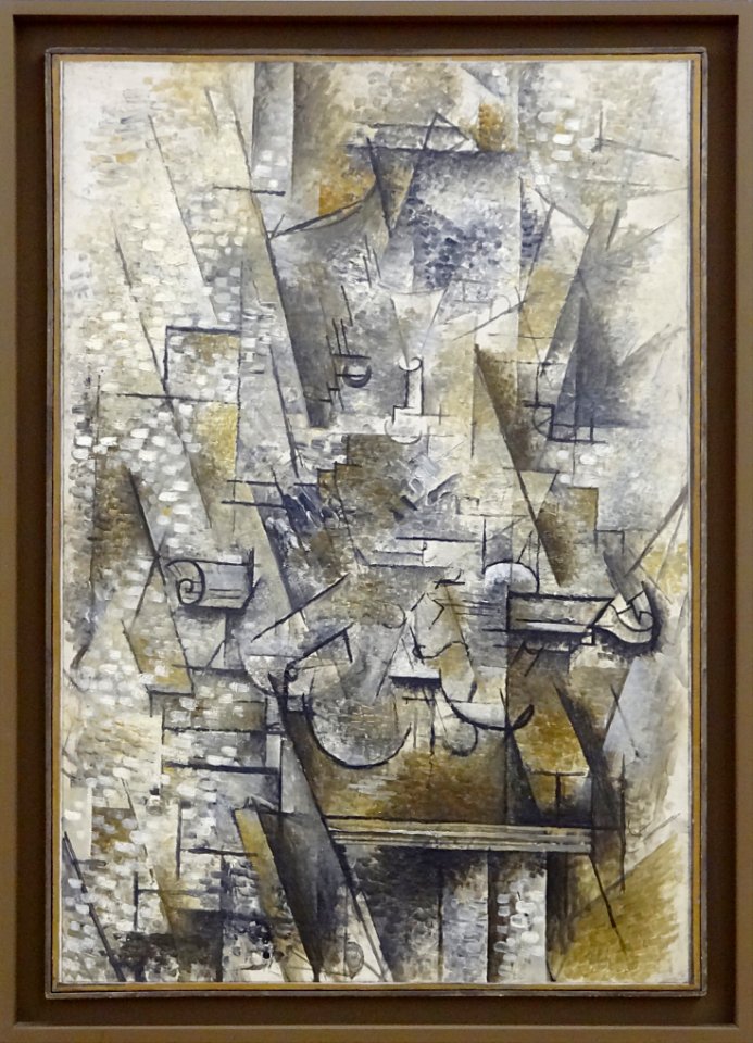 Nature Morte Au Violon Georges Braque 1911 Centre Pompidou Paris