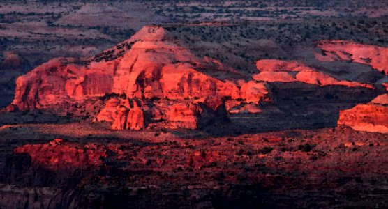 HANKSVILLE AREA WAYNE CO UT - 2016-09-30 - Burr Point -26 Last Sun On The Canyons