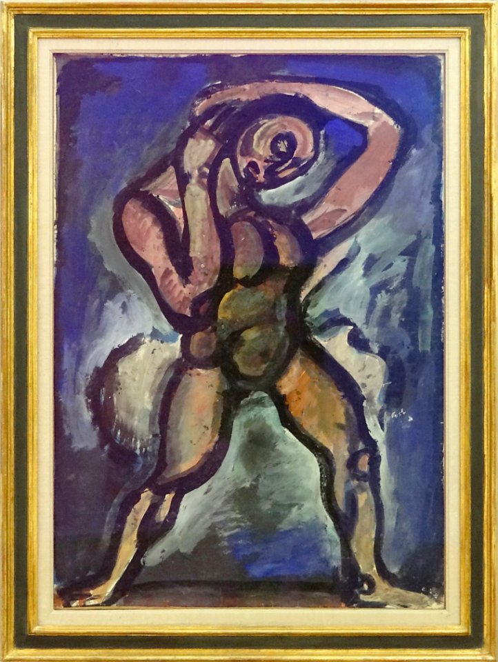 Acrobate Georges Rouault Vers 1913 Centre Pompidou Paris