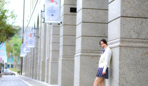 Sleeve Shorts Waist Street Fashion photo